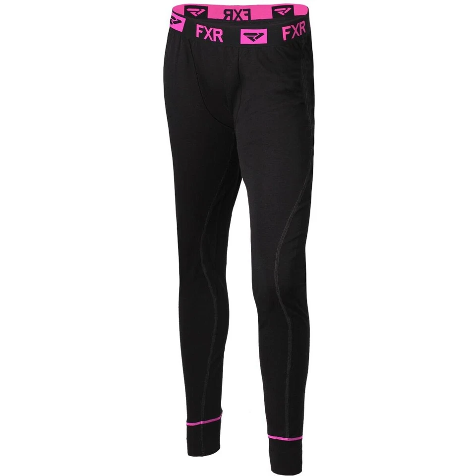 Pantalones FXR Mujer Negro/Rosa Eléctrico Vapor Merino (Mujer L) 211461-1094-13 Foto 1 de 1