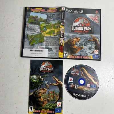 Jurassic Park: Operation Genesis (PlayStation 2, 2003) Konami Action Video Game - Image 1 of 4