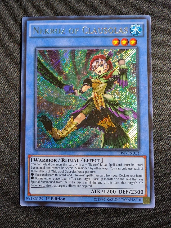 Yugioh - Nekroz of Clausolas THSF-EN013 1st Edition Secret Rare NM - Image 1 of 1