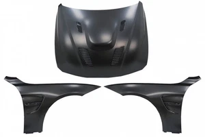 Cappuccio per BMW 4 F32 F33 F36 11-19 M4 GTS Look parafanghi Nero - Foto 1 di 7