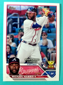 2023 TOPPS BASEBALL  *** Michael Harris II: Rookie Debut ***  #US225 - Picture 1 of 2