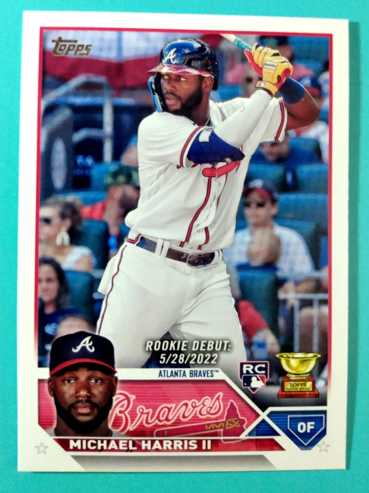 2023 TOPPS BASEBALL  *** Michael Harris II: Rookie Debut ***  #US225 - Image 1 of 2
