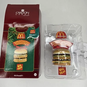 McDonald's Big Mac 4" musikalischer Weihnachtsschmuck mit Box - Carlton Karten - Bild 1 von 12