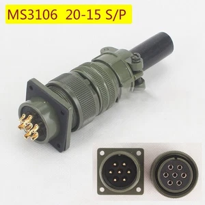 1PC NEW For 7 core connector straight aviation plug MS3106A-20-15S/P - Afbeelding 1 van 5