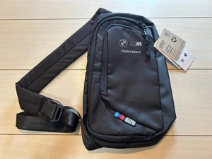 BMW M Motorsport Shoulder Bag Black Body Bag - Picture 1 of 12