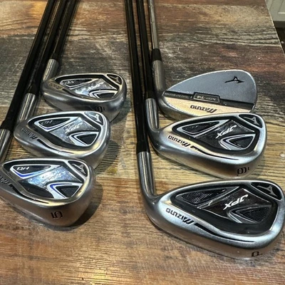 НАБОР АЙРОНОВ JPX MIZUNO 800 HD PW 5, 6, 8, 9, FUJI 65G R FLEX СТЕРЖНИ и Mizuno MP-T4 - Изображение 1 из 4