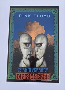 BOB MASSE PINK FLOYD 25TH ANNIVERSARY DIVISION BELL ROCK CONCERT POSTER SIGNED - Picture 1 of 2