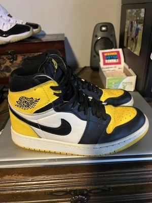 Размер 7 - Jordan 1 ретро оригинальный высокий желтый носок - Изображение 1 из 4