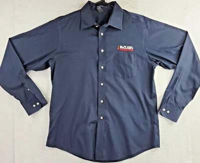 McClains RV Super Store Embroidered Logo Black Long Sleeve Shirt Mens Large - Image 1 of 4