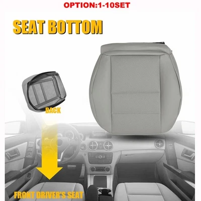 Cubierta de cuero del asiento inferior del conductor para Mercedes Benz GLK280 GLK300 2008-2015 Foto 1 de 4