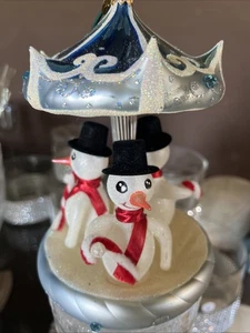 RARE LARGE Christopher Radko FROSTY CAROUSEL 00-SP-75 Ornament - Picture 1 of 6