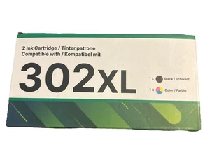 Cartucce di inchiostro 302XL compatibili per stampanti HP - Confezione da 2 (1 nero, 1 colore) A10 - Foto 1 di 1
