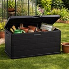 Outdoor Garden Storage Box Plastic Parcel & Patio Cushion Container Waterproof