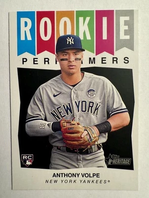 🔥2023 TOPPS HERITAGE ROOKIE PERFORMERS ANTHONY VOLPE #RP-7 (RC) YANKEES MLB🔥 - Image 1 of 2