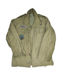 Vintage US Air Force M85 Field Coat Mens S OG 107 Military Parka Cold Weather - Picture 1 of 8
