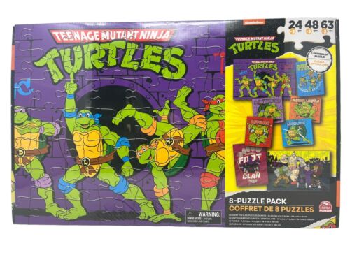 Teenage Mutant Ninja Turtles TMNT nickelodeon puzzle 8 Pack Sealed NEW 2023