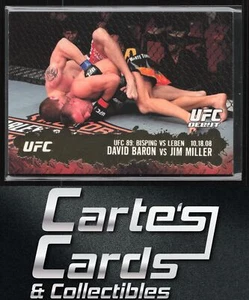 David Baron | Jim Miller 2009 Topps UFC Ronda 2 Oro #106 RC Novato - Imagen 1 de 2
