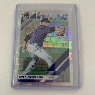 Panini Donruss Optic KYLE FREELAND 2019 Silver Fast Break Prizm #/99 Rockies - Imagem 1 de 2