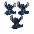 Lilo and Stitch with Collar Figure Embroidered Patch Set of 3