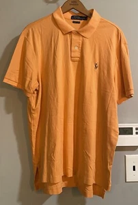 Polo Ralph Lauren Polo Shirt Pima Soft Touch Short Sleeve Golf Casual Mens XL - Picture 1 of 6