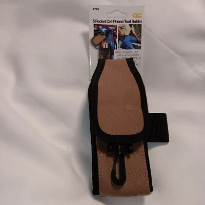 CLC Custom LeatherCraft 5-Pocket Cell Phone/Tool Holder - 1105 - Image 1 of 4