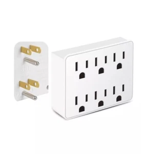 Cubierta genérica 125V 15Amp 6 salidas - Imagen 1 de 1