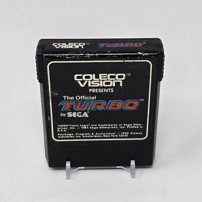 Turbo (ColecoVision) CLEANED & TESTED - Image 1 of 2