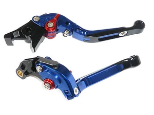 SUZUKI GS500E GS500F FOLDING EXTENDING BRAKE & CLUTCH LEVERS ROAD RACE TS114 - Picture 1 of 8