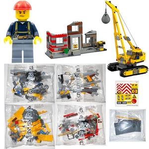LEGO 60076 Demolition Site (5 NEW SEALED BAGS + sticker sheet) City Construction - Picture 1 of 8