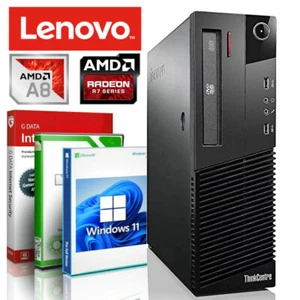 Lenovo Gaming PC AMD A8-7600 4x3.80GHz 16GB RAM 512GB SSD Radeon R7 Windows 11 - Bild 1 von 12