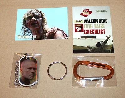 The Walking Dead Merle Dixon FOIL Dog Tag & Sticker / Aufkleber - Bild 1 von 3