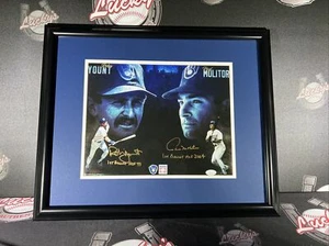 Robin Yount & Paul Molitor Dual Signed Framed 11x14 Photo w/ 2x Insc JSA COA - Picture 1 of 4