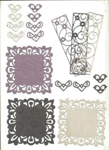 DECOUPES DE SCRAPBOOKING - BORDURES + CADRES - 18 DECOUPES - Picture 1 of 1