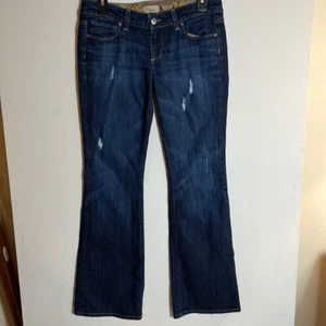 Damen Jeans Paige Petite Premium Denim Laurel Canyon Größe 28 ausgefranster Saum - Bild 1 von 16