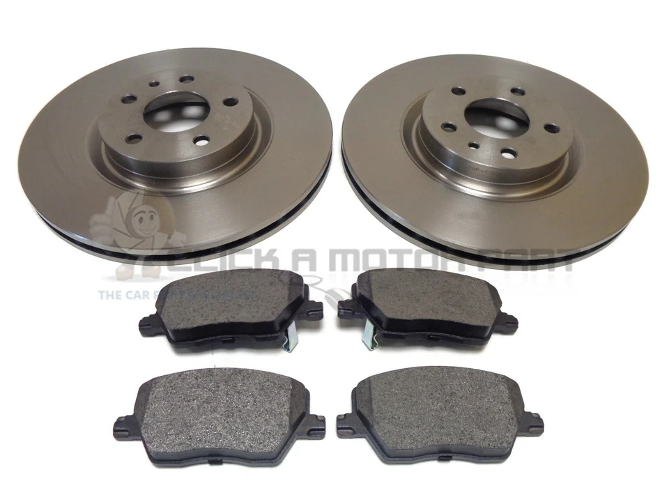 Fiat Tipo 1.3 1.4 2016-2020 Front 2 Brake Discs & Pads Set (check size 284mm) — 第 1/1 张图片