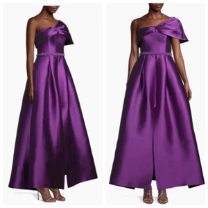 Nuevo con etiquetas Vestido Sachin & Babi Deliah Acampanado Un Hombro Talla 8 - Imagen 1 de 13