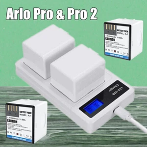 2x 3000Ah Battery + Charger For Arlo Pro & Pro 2 VMC4030 VMA4400 VMS3230 A-1B AU - Picture 1 of 13