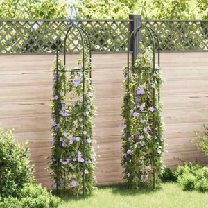 2Pc Garden Arch Tower Trellis for Climbing Plants Support - Picture 1 of 12