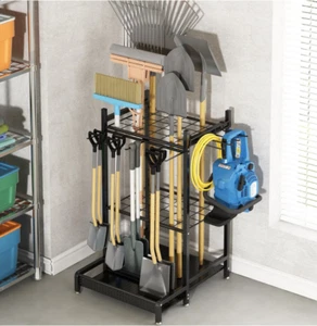 Shovel Holder Wall Mount Outdoor 10 Pack Garden Yard Tool Organizer for Garage - Picture 1 of 8