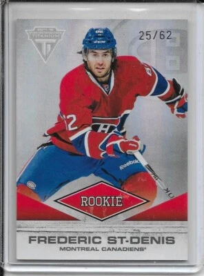 2011-12 Panini Titanium Frederic St.Denis Rookie # 119 #d/62 - Image 1 of 2