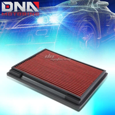 FOR 93-98 GRAND CHEROKEE RED REPLACEMENT RACING DROP IN AIR FILTER PANEL - Image 1 of 4