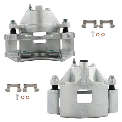 Par de pinças de freio dianteiras para 2005 - 2009 BUICK LACROSSE com suporte - Imagem 1 de 4