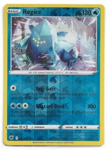 Pokémon Espada y Escudo 2022 Resplandor Astral Holofoil Inverso #037/189 Regice - Imagen 1 de 1