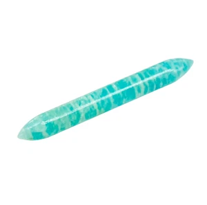 Natural Amazonite Gemstone Tusk, Tribal TUSK  pincher 14g to 1/2'' & Customized. - Picture 1 of 7