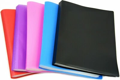 A4 SOFT FLEXIBLE POCKET DISPLAY FOLDER BOOK PRESENTATION FILE PORTFOLIO DOCUMENT - Image 1 of 4