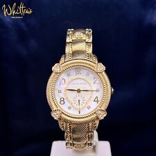 Judith Ripka Gold Tone Heart Mother Of Pearl Ladies Watch