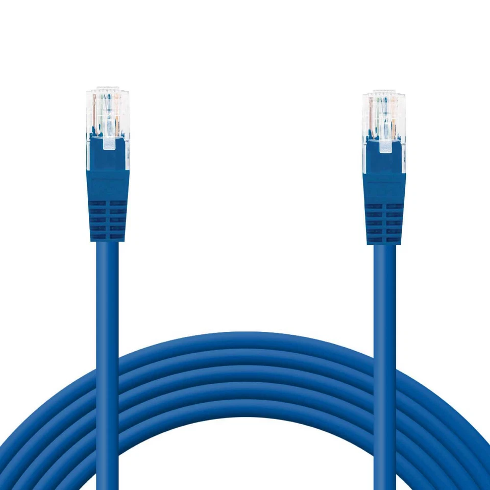 OCIODUAL Câble réseau Ethernet RJ45 0.5 M Bleu Cat.6 UTP AWG24