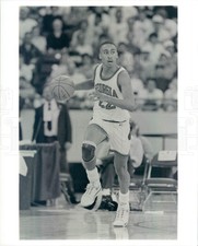 1990 Press Photo Georgia Bulldogs Basketball Rod Cole - snb15323