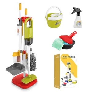 Toddler Kids Pretend Play Toys Vacuum Cleaner with 2 Replacement Heads Set - Picture 1 of 12