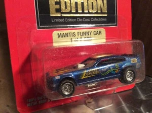 Johnny Lightning White Lightning 1996 Promo Edition Mantis Funny Car 1 blu - Foto 1 di 4